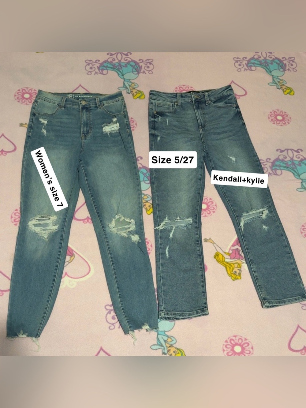 Womens jeans size 7 & size 5